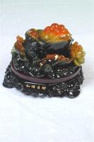 和諧生財仿玉樹脂工藝品 傳統(tǒng)工藝與現(xiàn)代美學(xué)的完美融合